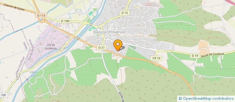 localisation de l'entreprise MADAME ALICE SOLANGE BEAUGRAND  LANCON-PROVENCE