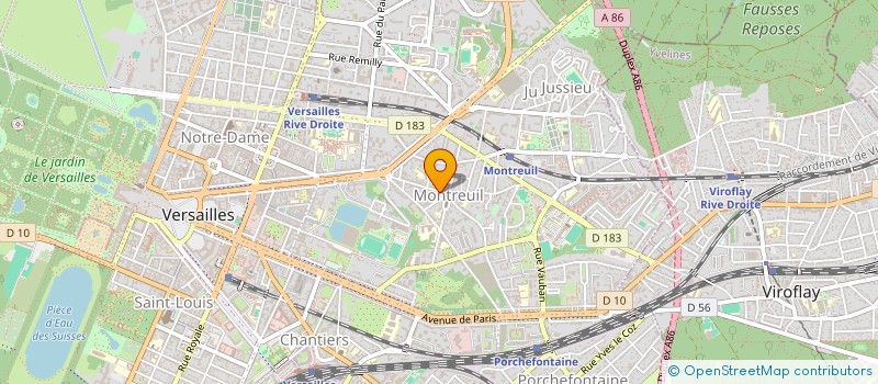 localisation de l'entreprise MADAME ALICE SOREL à VERSAILLES