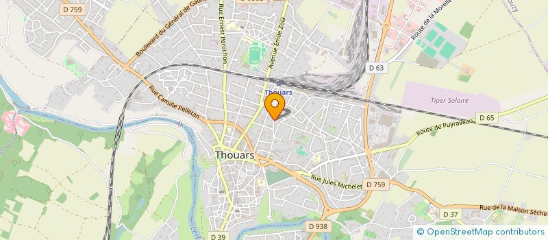 localisation de l'entreprise MADAME ALICE SOUCHARD à THOUARS