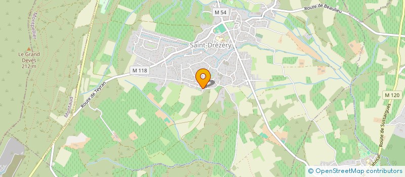 localisation de l'entreprise MADAME ALICE SUSINI  SAINT-DREZERY