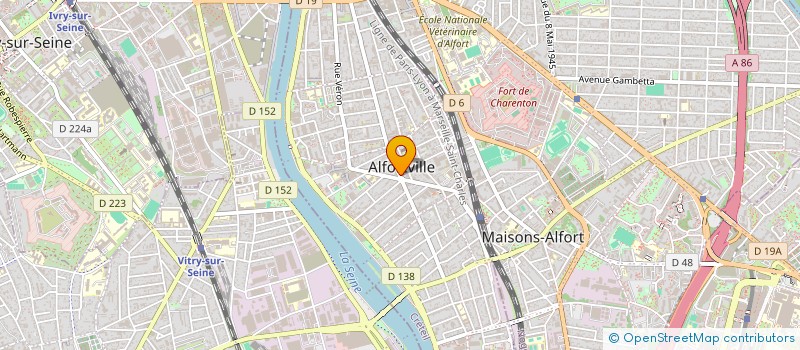 localisation de l'entreprise MADAME ALICE SUY  ALFORTVILLE