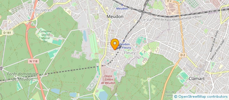 localisation de l'entreprise MADAME ALICE TAN  MEUDON