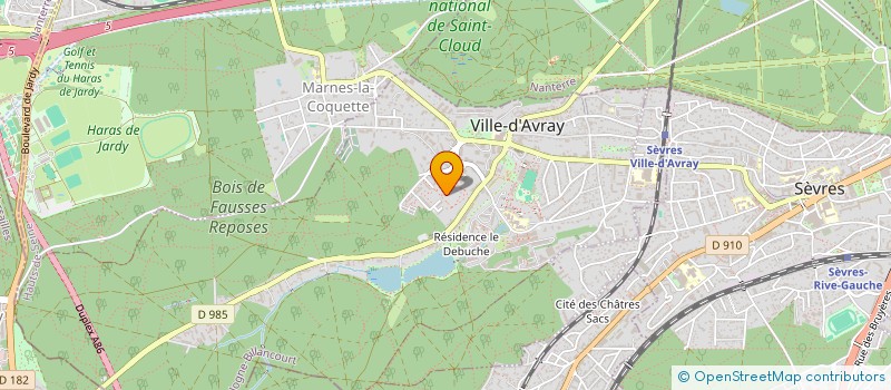 localisation de l'entreprise MADAME ALICE TAPIA DEL CAMPO  VILLE-D'AVRAY