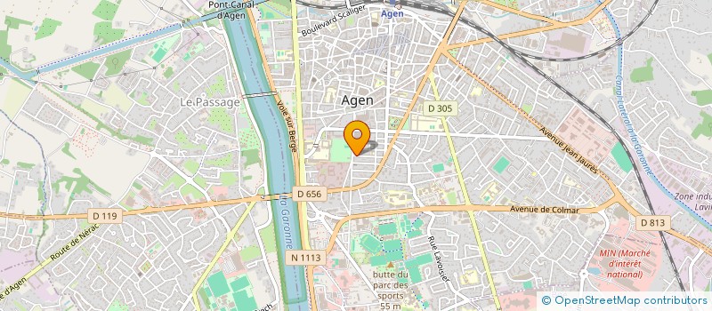 localisation de l'entreprise MADAME ALICE TONIN  AGEN