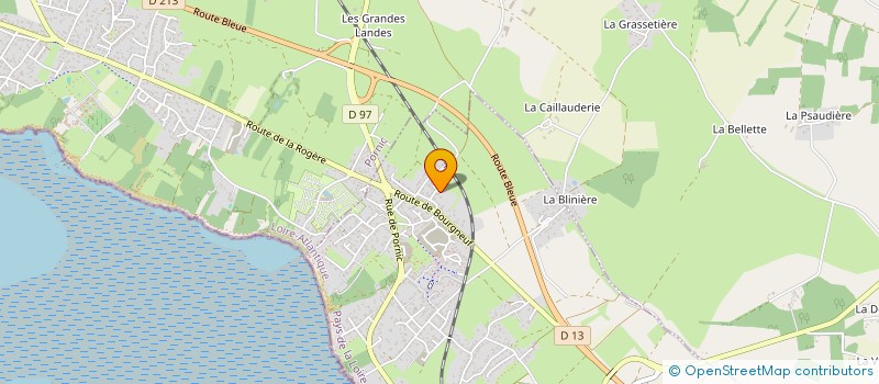 localisation de l'entreprise MADAME ALICE TOURCHON  LA BERNERIE-EN-RETZ