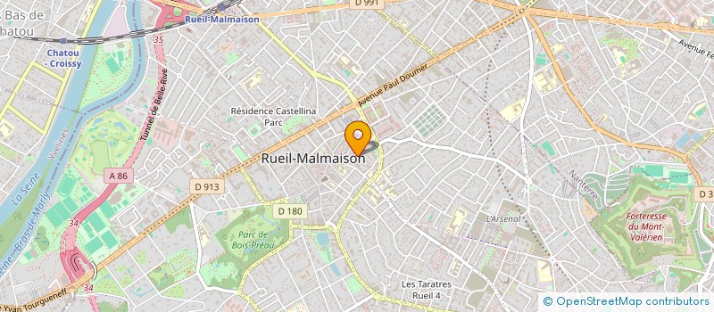 localisation de l'entreprise MADAME ALICE TOUSSAINT à RUEIL-MALMAISON