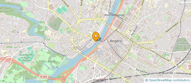 localisation de l'entreprise MADAME ALICE TRILLARD à ANGERS