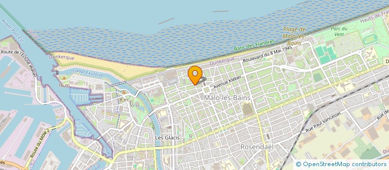 localisation de l'entreprise MADAME ALICE TROPCHAUD à DUNKERQUE