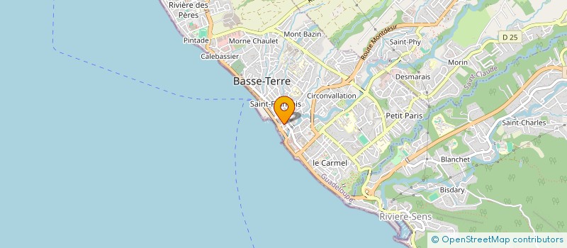 localisation de l'entreprise MADAME ALICE TROS à BASSE-TERRE
