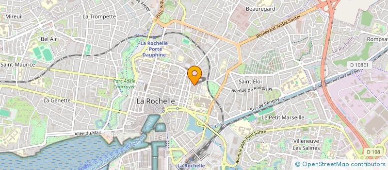 localisation de l'entreprise MADAME ALICE TROUBAT  LA ROCHELLE