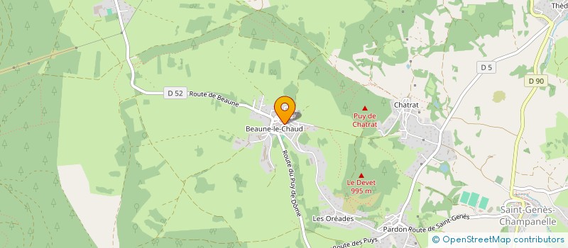 localisation de l'entreprise MADAME ALICE TUBELLO à SAINT-GENES-CHAMPANELLE