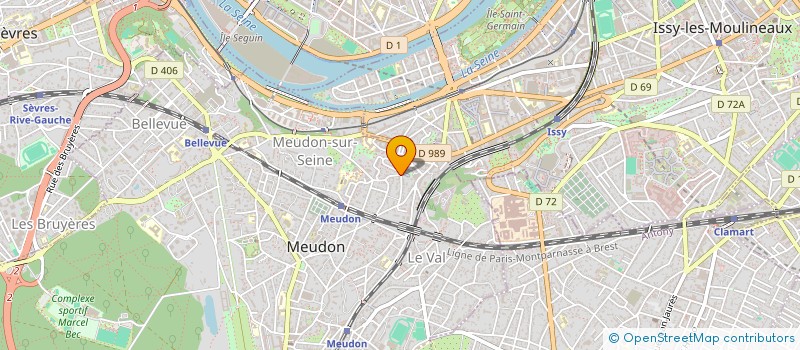 localisation de l'entreprise MADAME ALICE TURBOT  MEUDON