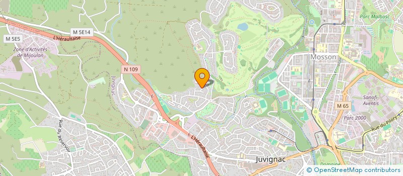 localisation de l'entreprise MADAME ALICE VALLESPI  JUVIGNAC