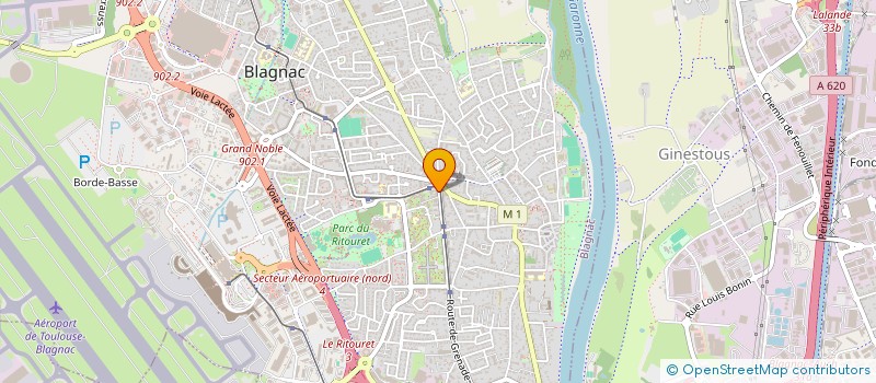 localisation de l'entreprise MADAME ALICE VAUGEOIS  BLAGNAC