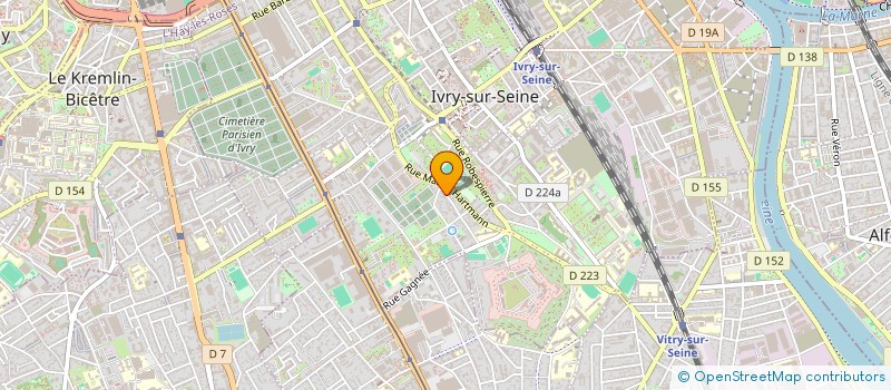 localisation de l'entreprise MADAME ALICE VAYSSET  IVRY-SUR-SEINE