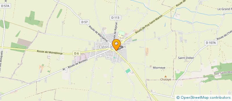 localisation de l'entreprise MADAME ALICE VENTURINI  CLEON-D'ANDRAN