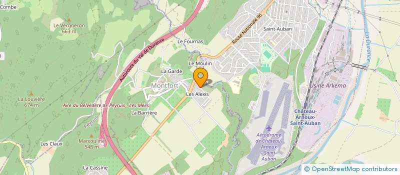 localisation de l'entreprise MADAME ALICE VENZAL  MONTFORT