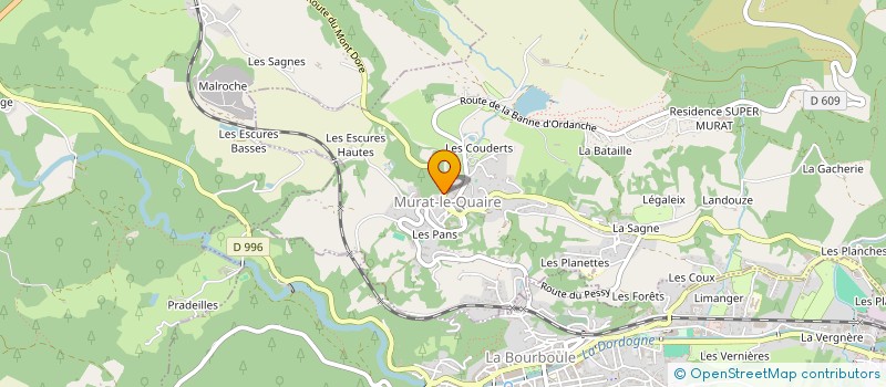 localisation de l'entreprise MADAME ALICE VERGNOL  MURAT-LE-QUAIRE