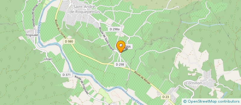 localisation de l'entreprise MADAME ALICE VIGNAL  SAINT-ANDRE-DE-ROQUEPERTUIS