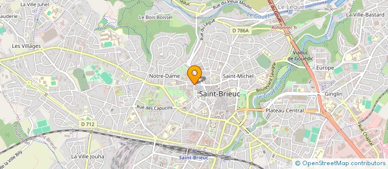 localisation de l'entreprise MADAME ALICE VINCENT à SAINT-BRIEUC