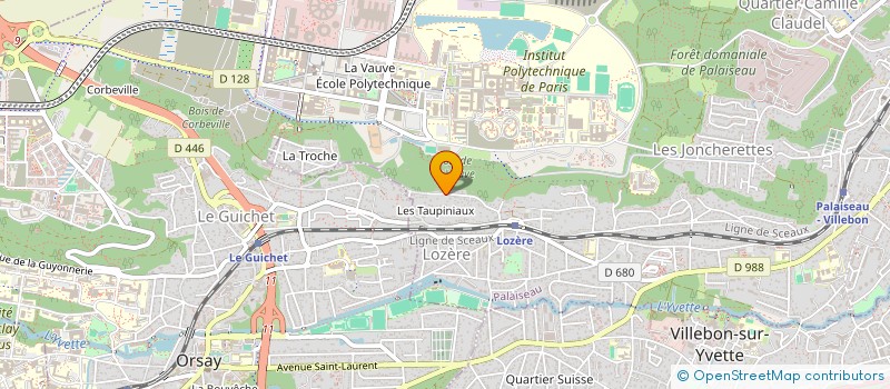 localisation de l'entreprise MADAME ALICE VINCENT à PALAISEAU
