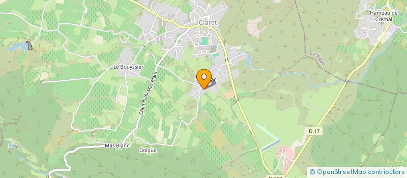 localisation de l'entreprise MADAME ALICE VINCENT  CLARET