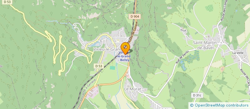 localisation de l'entreprise MADAME ALICE VIREY  VIRIEU-LE-GRAND