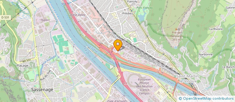 localisation de l'entreprise MADAME ALICE VIVIER  SAINT-MARTIN-LE-VINOUX