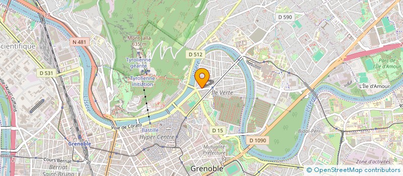 localisation de l'entreprise MADAME ALICE VOIRON  GRENOBLE