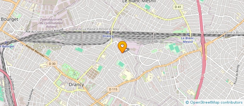 localisation de l'entreprise MADAME ALICE WU à DRANCY