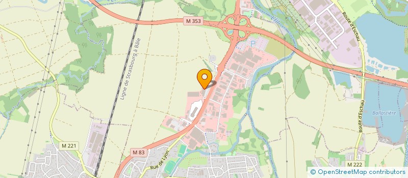 localisation de l'entreprise MADAME ALICE YUSER  FEGERSHEIM