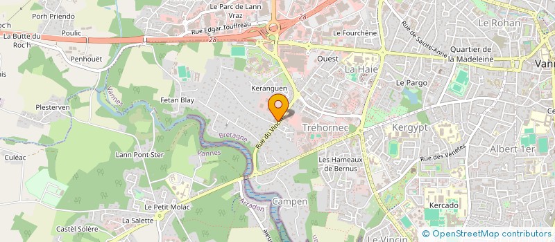 localisation de l'entreprise MADAME ALICE ZAKHIA  VANNES