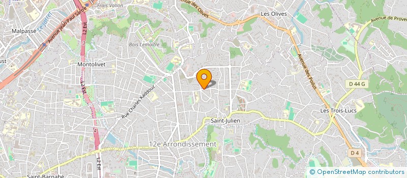 localisation de l'entreprise MADAME ALICEE THEBAULT à MARSEILLE