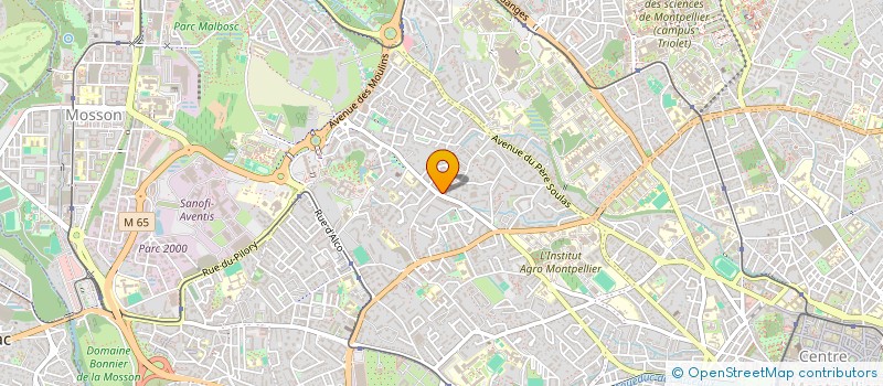 localisation de l'entreprise MADAME ALICIA ADSUAR à MONTPELLIER