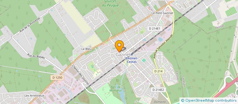 localisation de l'entreprise MADAME ALICIA ALICIA  CESTAS