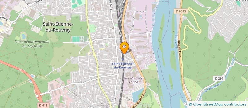 localisation de l'entreprise MADAME ALICIA ALLEK  SAINT-ETIENNE-DU-ROUVRAY