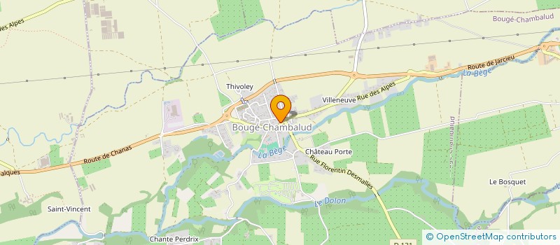 localisation de l'entreprise MADAME ALICIA AMILLARD  BOUGE-CHAMBALUD