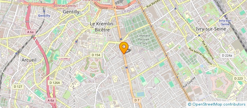 localisation de l'entreprise MADAME ALICIA ANDRE  LE KREMLIN-BICETRE