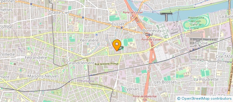 localisation de l'entreprise MADAME ALICIA AOUDIA  VILLEURBANNE