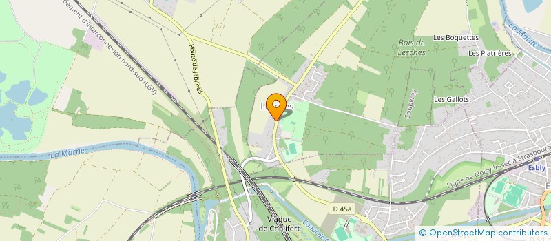 localisation de l'entreprise MADAME ALICIA AUBERT  LESCHES