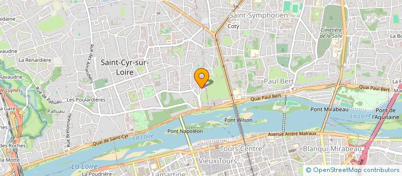 localisation de l'entreprise MADAME ALICIA AURELIE MARIE LE BOULCH  SAINT-CYR-SUR-LOIRE