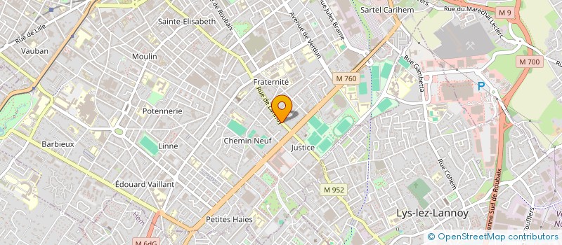 localisation de l'entreprise MADAME ALICIA BAITAR à ROUBAIX