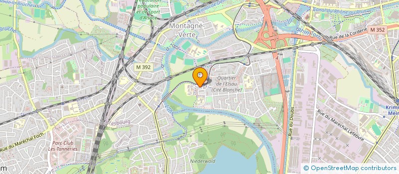 localisation de l'entreprise MADAME ALICIA BAMDOU  STRASBOURG