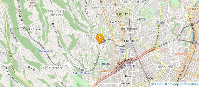 localisation de l'entreprise MADAME ALICIA BANNI à NICE