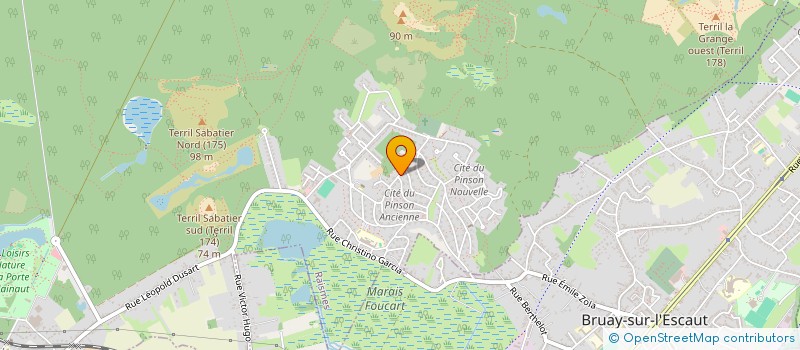 localisation de l'entreprise MADAME ALICIA BARANOWSKI  RAISMES