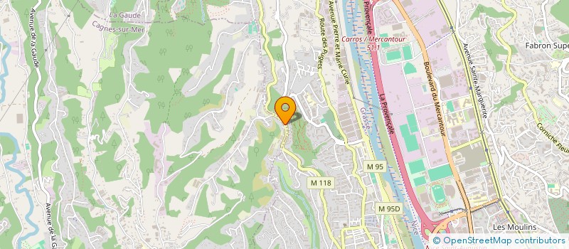 localisation de l'entreprise MADAME ALICIA BARELLI à CAGNES-SUR-MER