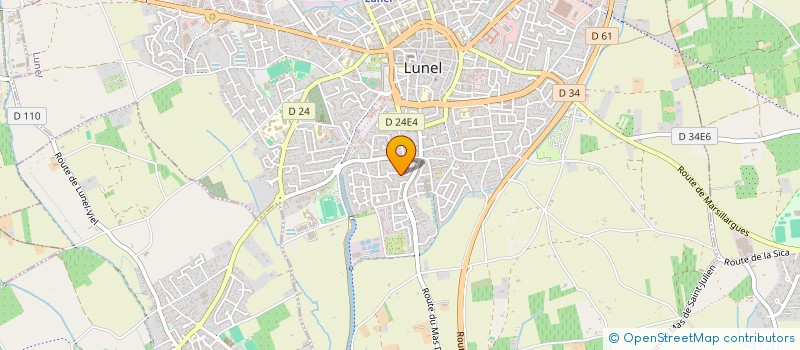 localisation de l'entreprise MADAME ALICIA BARTHE  LUNEL