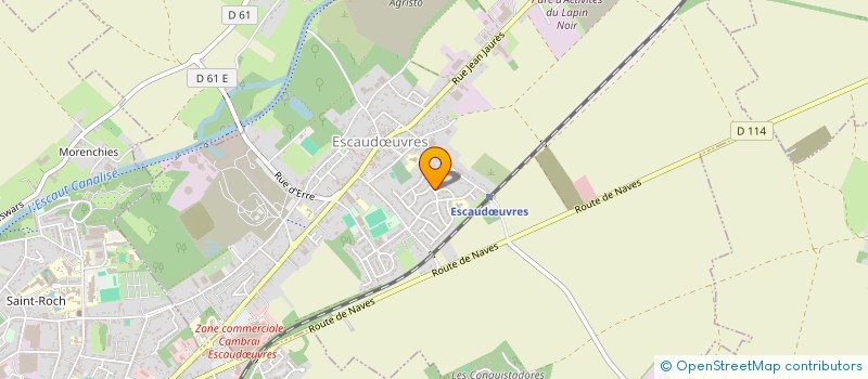 localisation de l'entreprise MADAME ALICIA BATON  ESCAUDUVRES