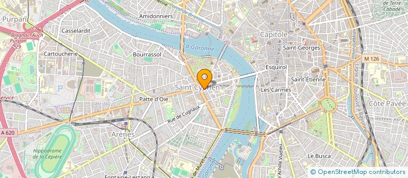 localisation de l'entreprise MADAME ALICIA BERGEAUD à TOULOUSE