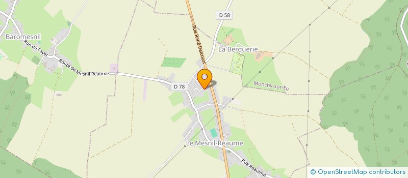 localisation de l'entreprise MADAME ALICIA BLANCHE  LE MESNIL-REAUME